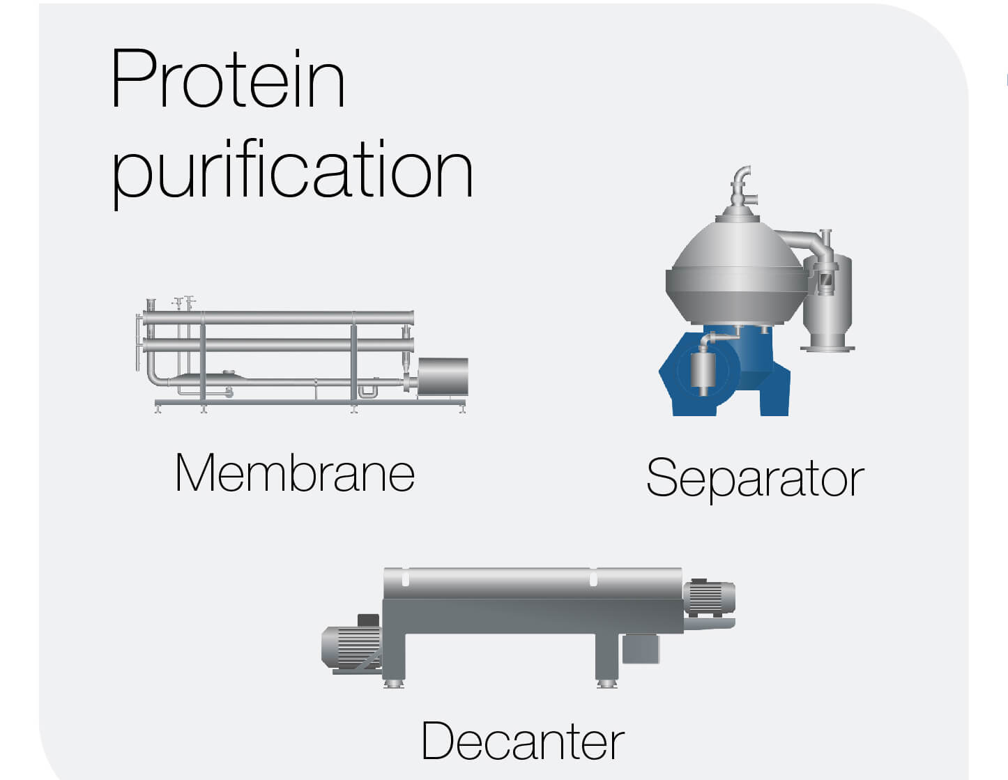 protein purification plant based