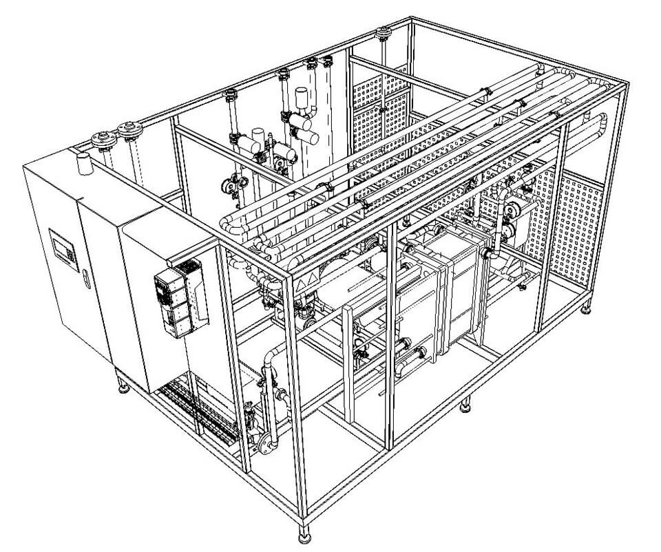 Flexitherm mini beer pasteurization wireframe