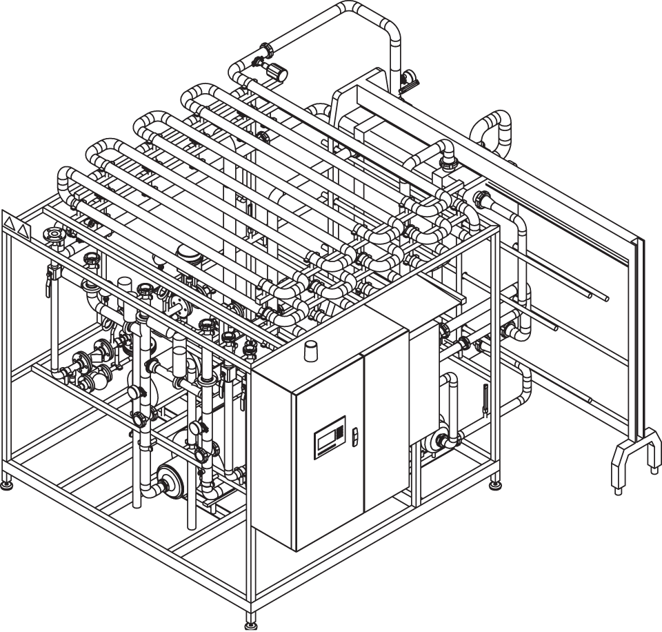 Flexitherm beer pasteurization wireframe