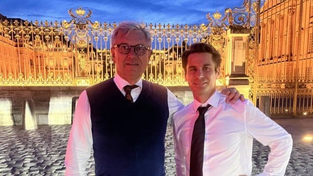 Tom Erixon and Julien Gennetier at Choose France summit Paris 2026 Alfa Laval