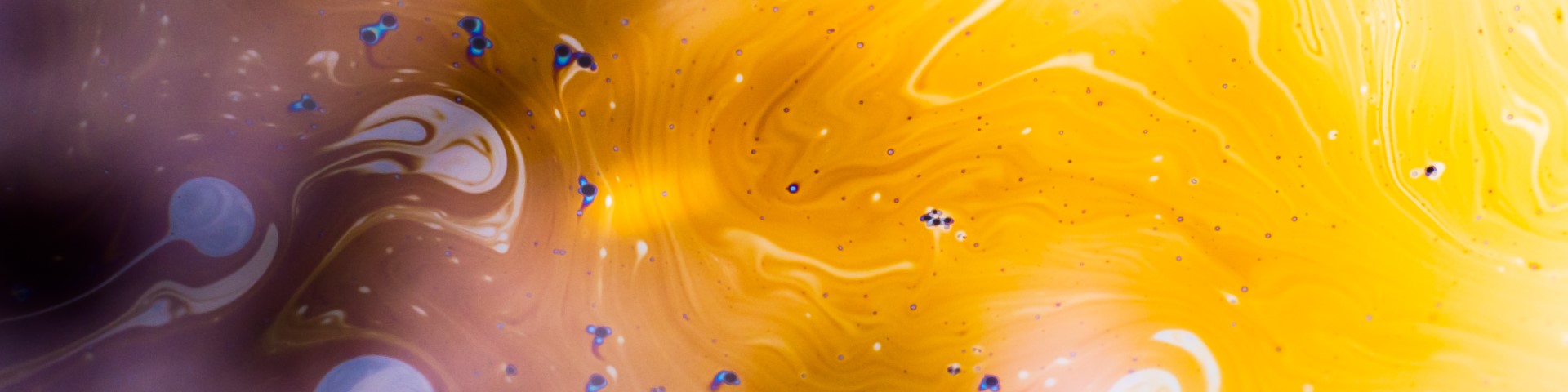 Oil with bubbles