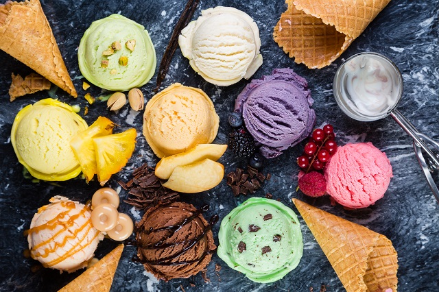ice cream cones colours 640 426