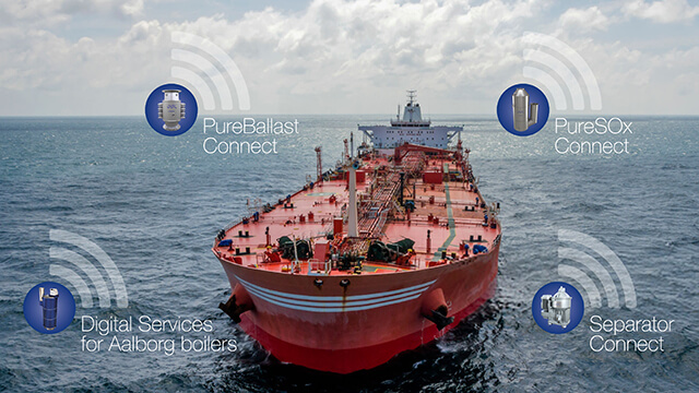 Digital services for Alfa Laval marine equipment