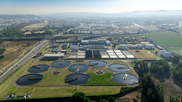 Municipal wastewater treatment plant 640x360