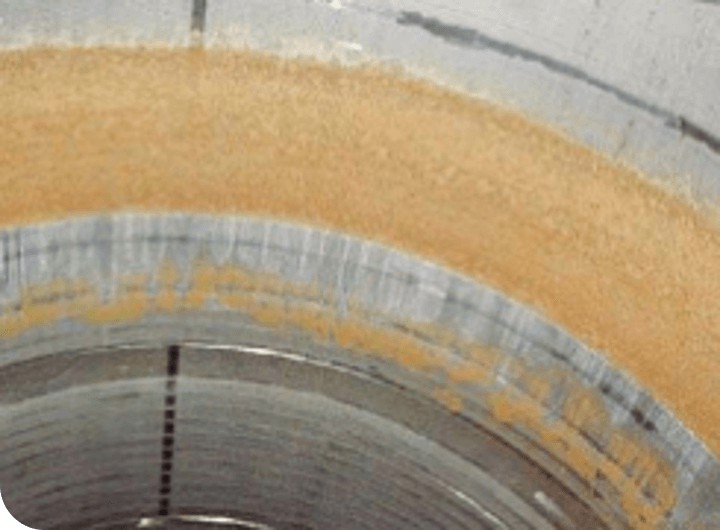 Fermenter yeast ring krausen