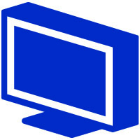 Condition monitoring icon blue