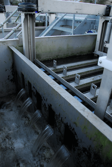 Alfa Laval AS-H Iso-Disc Cloth Media Filter for tertiary filtration at Scottish Water Fauldhouse wastewater treatment plant Alfa Laval AS-H Iso-Disc Cloth Media Filter for tertiary filtration at Scottish Water Fauldhouse wastewater treatment plant