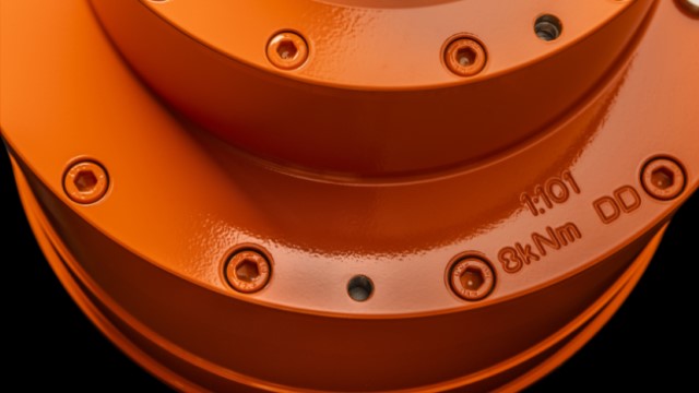 Orange decanter gearbox
