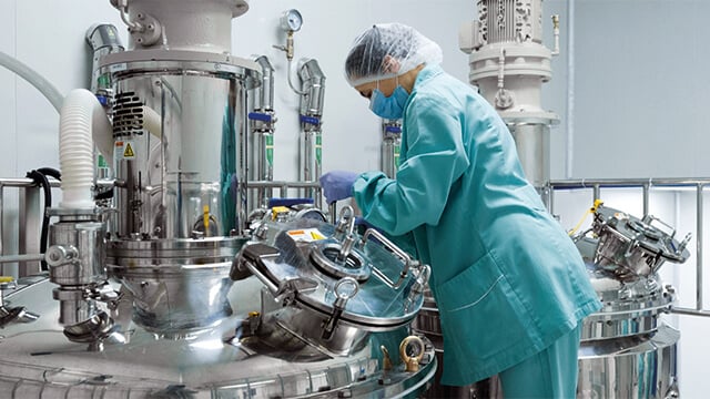 Equipements de production con&ccedil;us pour opiimiser la production de produits pharmaceutiques